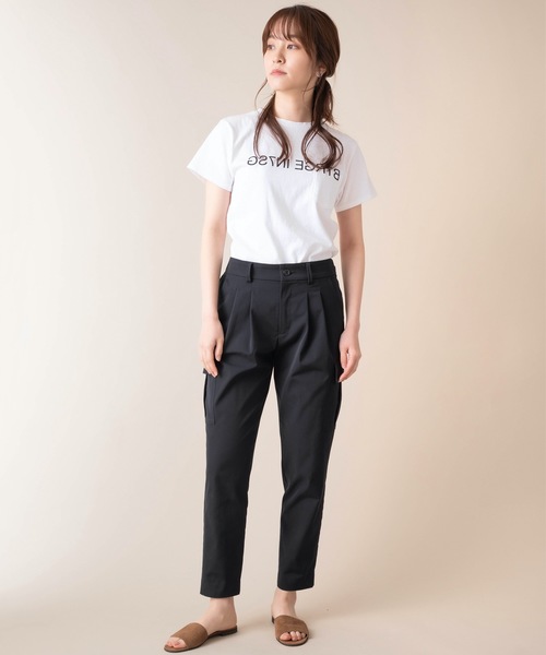 La SRIC(ラスリック)の「La SRIC/カーゴテーパードPT(その他パンツ・レディース・ライトカーキ/ブラック/テラコッタ・38)」の1枚目の写真