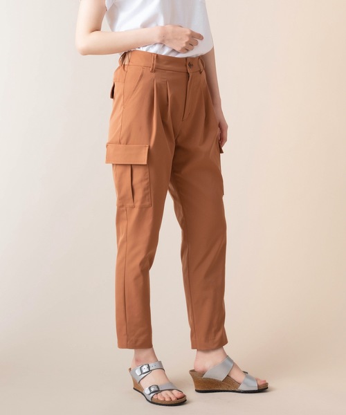 La SRIC(ラスリック)の「La SRIC/カーゴテーパードPT(その他パンツ・レディース・ライトカーキ/ブラック/テラコッタ・38)」の21枚目の写真