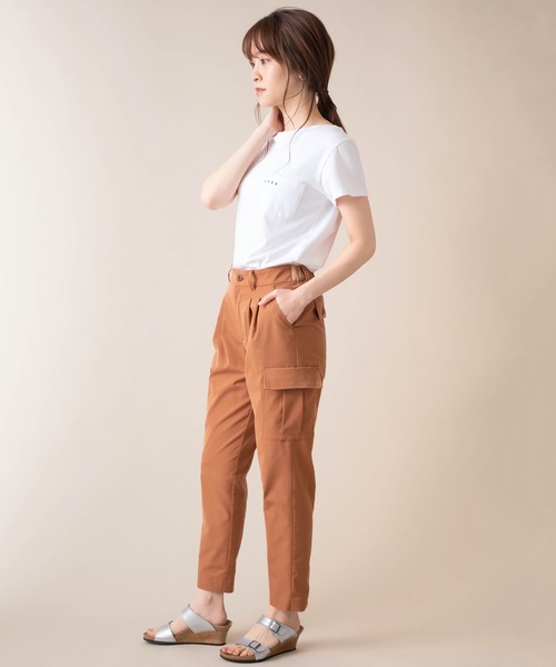 La SRIC(ラスリック)の「La SRIC/カーゴテーパードPT(その他パンツ・レディース・ライトカーキ/ブラック/テラコッタ・38)」の9枚目の写真
