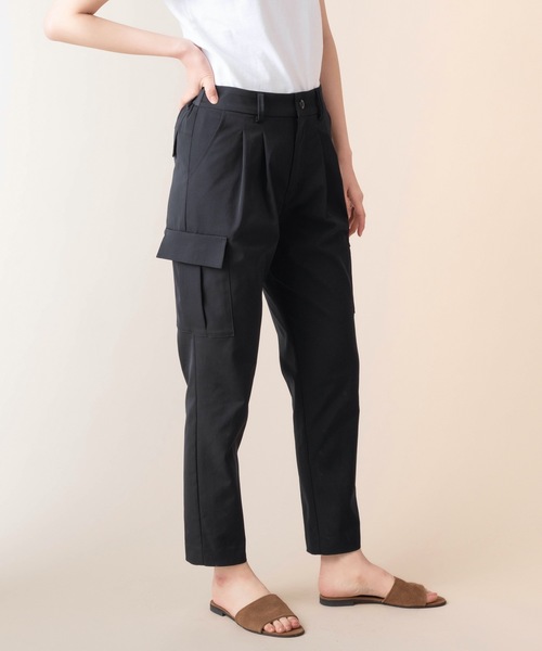 La SRIC(ラスリック)の「La SRIC/カーゴテーパードPT(その他パンツ・レディース・ライトカーキ/ブラック/テラコッタ・38)」の14枚目の写真