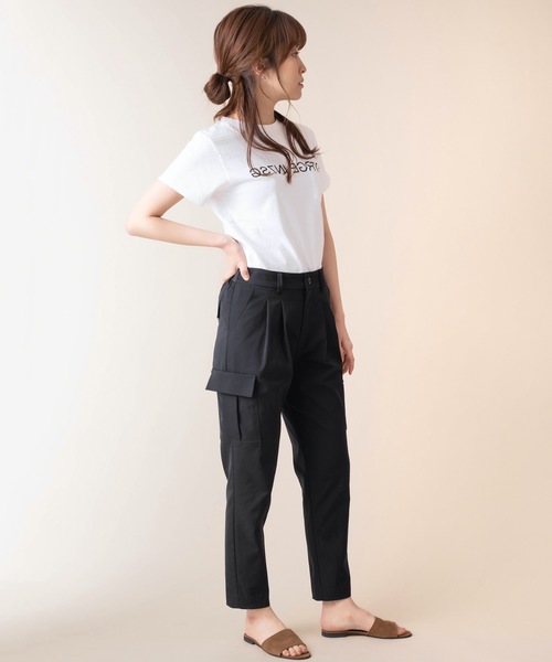 La SRIC(ラスリック)の「La SRIC/カーゴテーパードPT(その他パンツ・レディース・ライトカーキ/ブラック/テラコッタ・38)」の19枚目の写真