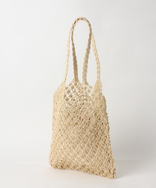 LOWRYS FARM（ローリーズファーム）の「キンチャクツキペーパートート　864037（トートバッグ・レディース・ベージュ/ブラウン/グレー・FREE）」の6枚目の写真