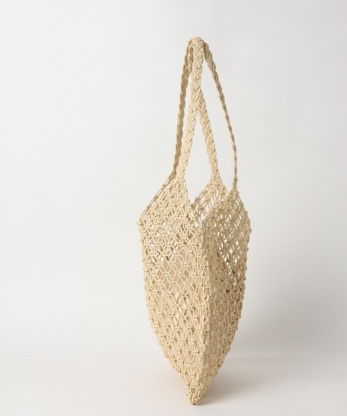 LOWRYS FARM（ローリーズファーム）の「キンチャクツキペーパートート　864037（トートバッグ・レディース・ベージュ/ブラウン/グレー・FREE）」の7枚目の写真