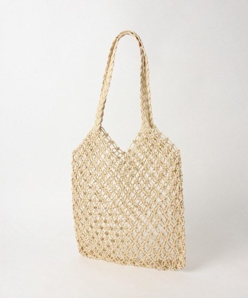 LOWRYS FARM（ローリーズファーム）の「キンチャクツキペーパートート　864037（トートバッグ・レディース・ベージュ/ブラウン/グレー・FREE）」の8枚目の写真