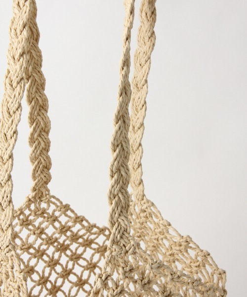 LOWRYS FARM（ローリーズファーム）の「キンチャクツキペーパートート　864037（トートバッグ・レディース・ベージュ/ブラウン/グレー・FREE）」の9枚目の写真