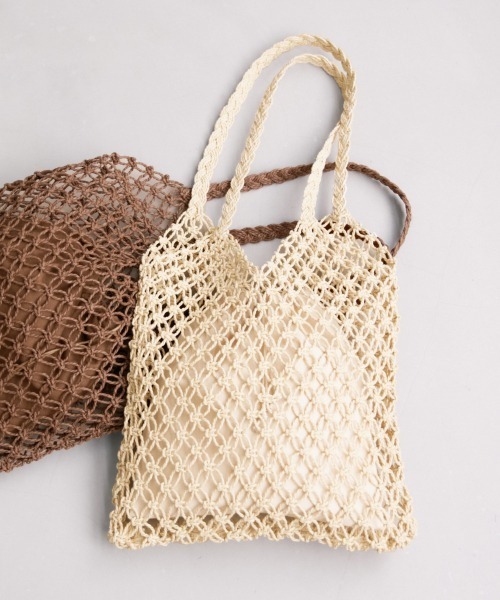 LOWRYS FARM（ローリーズファーム）の「キンチャクツキペーパートート　864037（トートバッグ・レディース・ベージュ/ブラウン/グレー・FREE）」の20枚目の写真