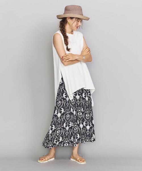 BEAUTY&YOUTH UNITED ARROWS(ビューティーアンドユースユナイテッドアローズ)の「BY ペーパーコンビハット о(ハット・レディース・モカ/ブラウン/ナチュラル・FREE)」の9枚目の写真