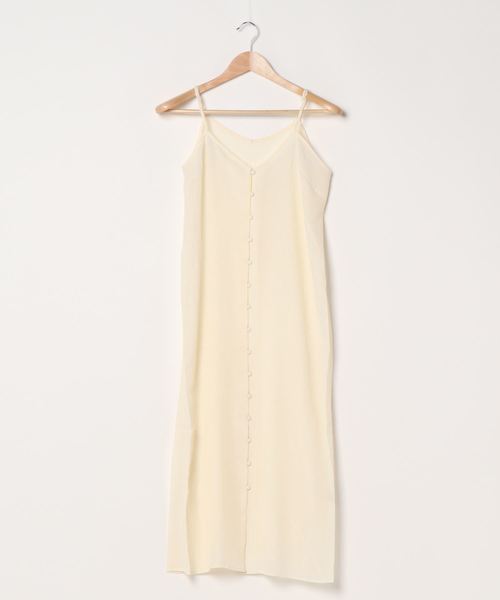 FUN.TRINITY(ファン トリニティー)の「楊柳キャミワンピース(ワンピース・レディース・アイボリー/ミント/ブルー/ピンク・M)」の8枚目の写真