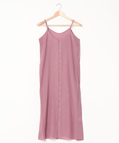 FUN.TRINITY(ファン トリニティー)の「楊柳キャミワンピース(ワンピース・レディース・アイボリー/ミント/ブルー/ピンク・M)」の6枚目の写真