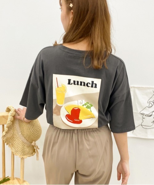 apres jour（アプレジュール）の「アボカドベアーT【ZOZOTOWN限定アイテム】（Tシャツ/カットソー・レディース・ブラック/グレー系その他/チャコールグレー/ホワイト系その他/その他/ライトホワイト/ホワイト系その他2/ダークグレー/グレー/ホワイト/スモークグレー/オフホワイト・フリー）」の8枚目の写真