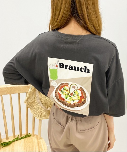 apres jour（アプレジュール）の「アボカドベアーT【ZOZOTOWN限定アイテム】（Tシャツ/カットソー・レディース・ブラック/グレー系その他/チャコールグレー/ホワイト系その他/その他/ライトホワイト/ホワイト系その他2/ダークグレー/グレー/ホワイト/スモークグレー/オフホワイト・フリー）」の7枚目の写真