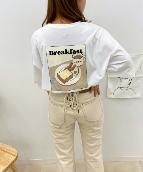 apres jour（アプレジュール）の「アボカドベアーT【ZOZOTOWN限定アイテム】（Tシャツ/カットソー・レディース・ブラック/グレー系その他/チャコールグレー/ホワイト系その他/その他/ライトホワイト/ホワイト系その他2/ダークグレー/グレー/ホワイト/スモークグレー/オフホワイト・フリー）」の13枚目の写真