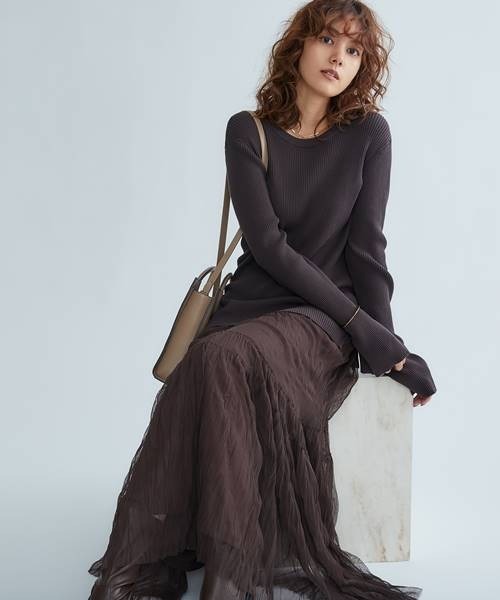 リブニットプルオーバー ニット セーター Mila Owen ミラオーウェン のファッション通販 Zozotown