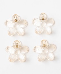 WEGO | WEGO/【4点セット】フラワークリップ(バレッタ/ヘアクリップ)
