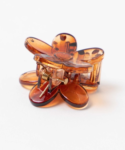 WEGO（ウィゴー）の「WEGO/【4点セット】フラワークリップ（バレッタ/ヘアクリップ・レディース・ブラウン/その他1・FREE）」の5枚目の写真