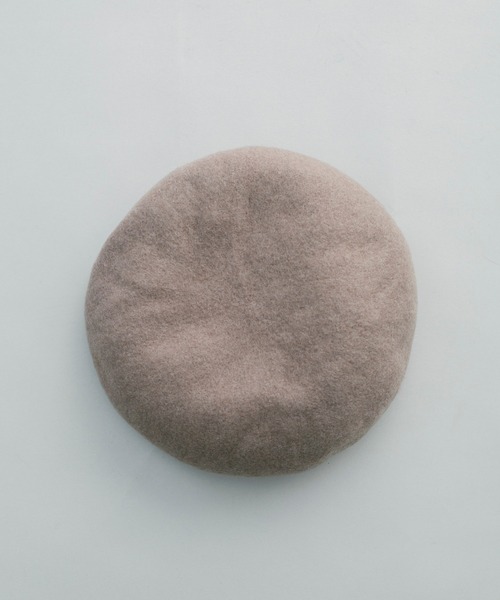 prose verse（プロズヴェール）の「マッチウールシンプルベレー帽（ハンチング/ベレー帽・レディース・ライトグレー/ブラック/グレイッシュベージュ・ﾌﾘ-）」の10枚目の写真