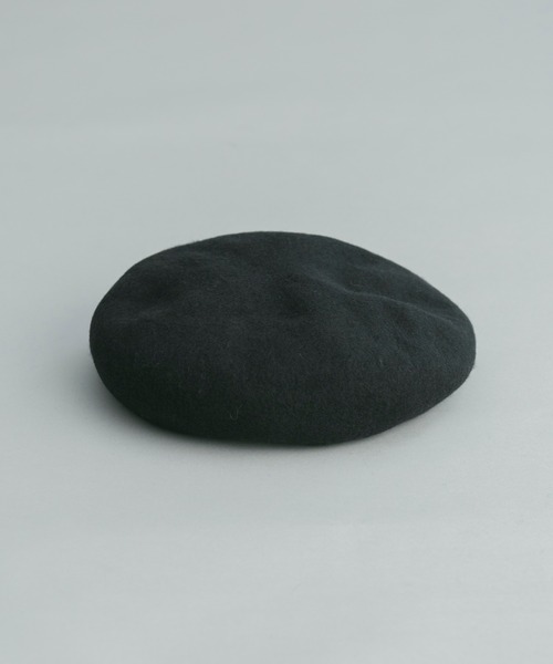 prose verse（プロズヴェール）の「マッチウールシンプルベレー帽（ハンチング/ベレー帽・レディース・ライトグレー/ブラック/グレイッシュベージュ・ﾌﾘ-）」の9枚目の写真