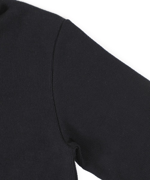 F(エフ)(エフ)の「【F】DOUBLE ZIP DRIVERS KNIT(ニット/セーター・メンズ・ブラック・1/2)」の5枚目の写真