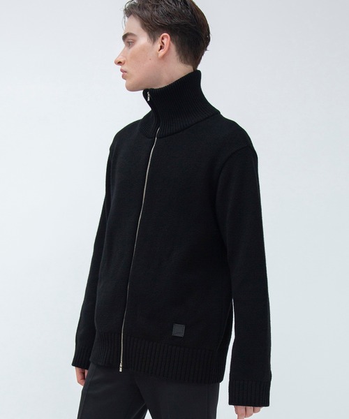 F(エフ)(エフ)の「【F】DOUBLE ZIP DRIVERS KNIT(ニット/セーター・メンズ・ブラック・1/2)」の12枚目の写真