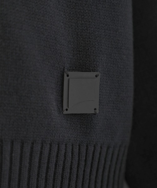 F(エフ)(エフ)の「【F】DOUBLE ZIP DRIVERS KNIT(ニット/セーター・メンズ・ブラック・1/2)」の9枚目の写真