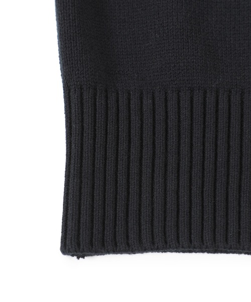 F(エフ)(エフ)の「【F】DOUBLE ZIP DRIVERS KNIT(ニット/セーター・メンズ・ブラック・1/2)」の13枚目の写真