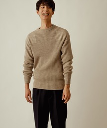 ADAM ET ROPE' | 【山形ニット】両畔コンバットニット(ニット/セーター)