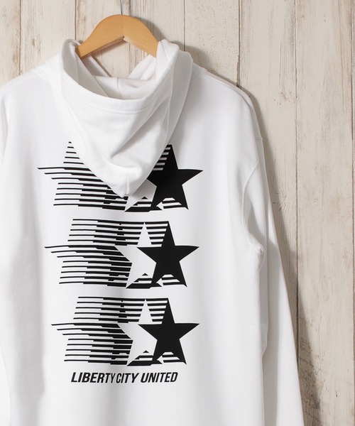 LIBERTY CITY（リバティシティ）の「【LIBERTY CITY/リバティーシティ】 [SPEEDSTARS] ルーズフィット・パーカー（パーカー・メンズ・グレー/ブラック/ホワイト・2/3）」の10枚目の写真