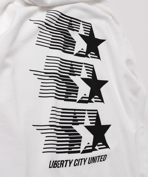 LIBERTY CITY（リバティシティ）の「【LIBERTY CITY/リバティーシティ】 [SPEEDSTARS] ルーズフィット・パーカー（パーカー・メンズ・グレー/ブラック/ホワイト・2/3）」の20枚目の写真