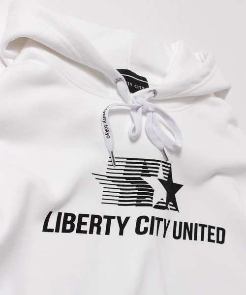 LIBERTY CITY（リバティシティ）の「【LIBERTY CITY/リバティーシティ】 [SPEEDSTARS] ルーズフィット・パーカー（パーカー・メンズ・グレー/ブラック/ホワイト・2/3）」の4枚目の写真