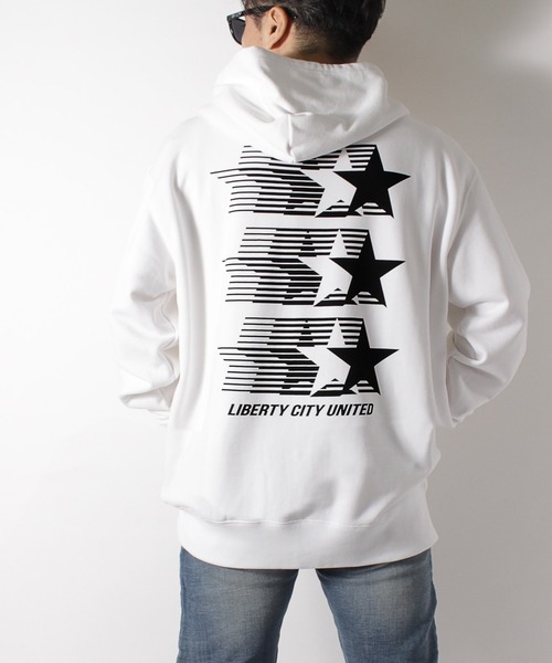 LIBERTY CITY（リバティシティ）の「【LIBERTY CITY/リバティーシティ】 [SPEEDSTARS] ルーズフィット・パーカー（パーカー・メンズ・グレー/ブラック/ホワイト・2/3）」の11枚目の写真