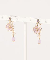 【倭物やカヤ】咲き桜ピアス