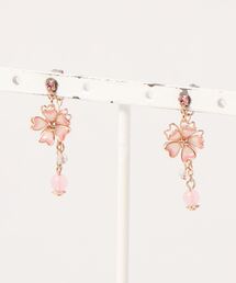 【カヤ】咲き桜ピアス