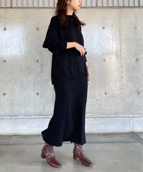 セール 4 900 セットアイテム ハイネックニットアップ ワンピース Capricieux Le Mage カプリシューレマージュ のファッション通販 Zozotown