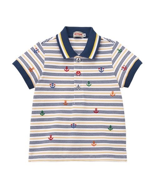 ボーダーポロシャツ