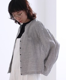 太番手 千鳥柄 ジャケット ノーカラージャケット Yuni ユニ のファッション通販 Zozotown