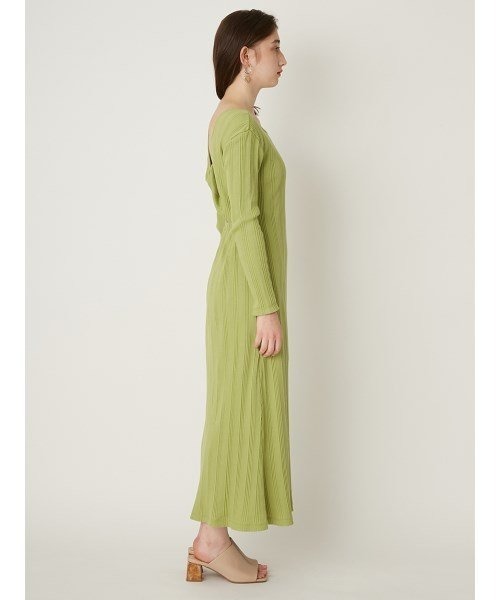 LILY BROWN（リリーブラウン）の「リラックスリブワンピース（ワンピース・レディース・アイボリー/グレー/グリーン・FREE）」の12枚目の写真