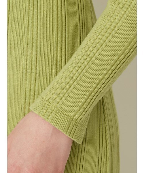 LILY BROWN（リリーブラウン）の「リラックスリブワンピース（ワンピース・レディース・アイボリー/グレー/グリーン・FREE）」の15枚目の写真