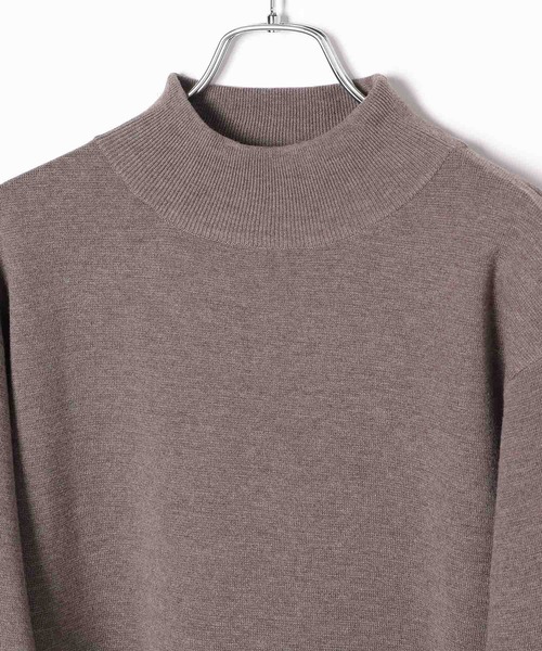 ADAM ET ROPE'（アダムエロペ）の「ミラノリブ ハイネック プルオーバー（ニット/セーター・メンズ・ホワイト系その他2/ベージュ系その他2/オレンジ系その他3・M/L）」の4枚目の写真