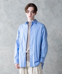 INTER FACTORY | ファッションインフルエンサー howell × INTER FACTORY　broad over regularcollar shirt/ブロードオーバーレギュラーカラーシャツ(シャツ/ブラウス)