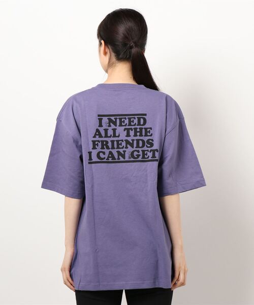 Vintage PEANUTS（ビンテージピーナッツ）の「CHARLIE BROWN TEE　＊☆（Tシャツ/カットソー・レディース・パープル・MEDIUM/LL/SMALL/LARGE）」の3枚目の写真