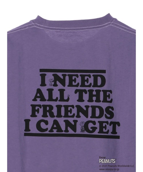Vintage PEANUTS（ビンテージピーナッツ）の「CHARLIE BROWN TEE　＊☆（Tシャツ/カットソー・レディース・パープル・MEDIUM/LL/SMALL/LARGE）」の2枚目の写真