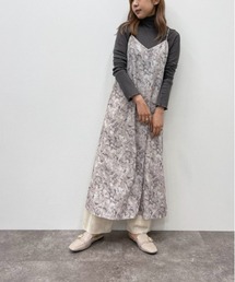 マーブル柄キャミワンピース【ZOZOTOWN限定アイテム】