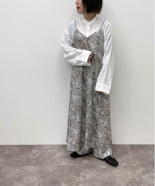 apres jour mignon(アプレジュールミニョン)の「マーブル柄キャミワンピース【ZOZOTOWN限定アイテム】(ワンピース・レディース・ベージュ/ダークパープル/ブルー系その他・X-LARGE/フリー)」の10枚目の写真