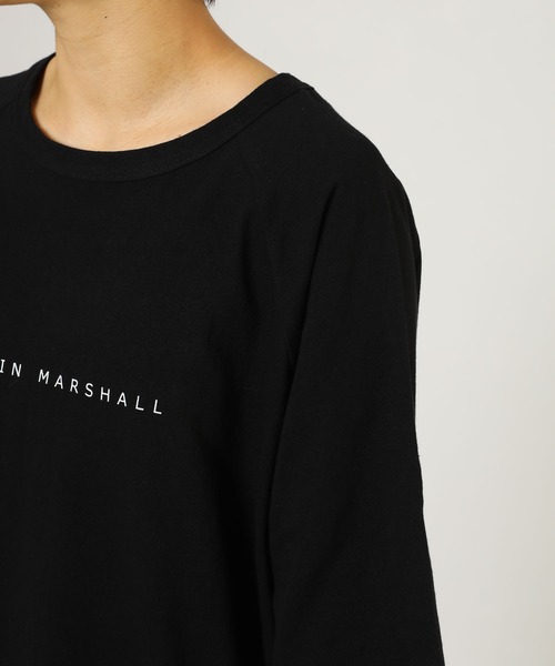 FRANKLIN & MARSHALL（フランクリンマーシャル）の「FRANKLIN ＆ MARSHALL/フランクリンマーシャル 別注コットンビッグTワンピース（ワンピース・レディース・ブラック/ホワイト・マルチサイズ）」の6枚目の写真