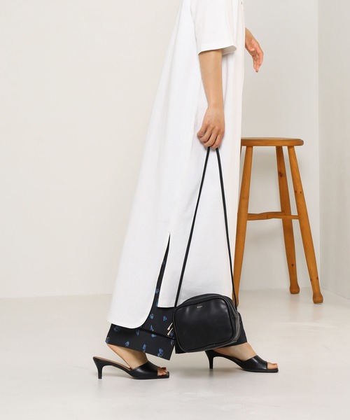 FRANKLIN & MARSHALL（フランクリンマーシャル）の「FRANKLIN ＆ MARSHALL/フランクリンマーシャル 別注コットンビッグTワンピース（ワンピース・レディース・ブラック/ホワイト・マルチサイズ）」の13枚目の写真