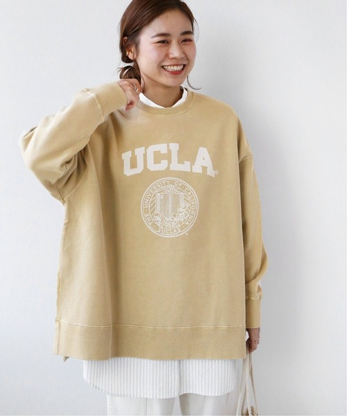 【美品】 ジャーナルスタンダード 製品染めカレッジスリットスウェット セール】セイヒンゾメカレッジスリットスウェット◇（スウェット