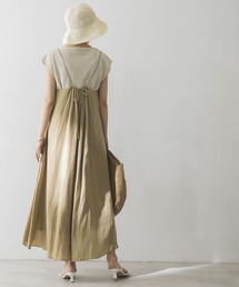 URBAN RESEARCH | ヴィンテージサテンBACKリボンキャミソールワンピース(ワンピース)