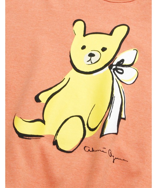 Little sunny bite（リトルサニーバイト）の「ogura akane x little sunny bite Bear sweat top（スウェット・レディース・ホワイト/オレンジ/キナリ・FREE）」の22枚目の写真