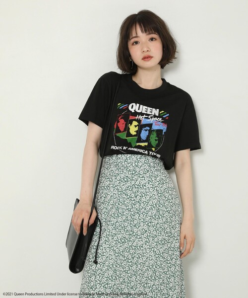 FREAK'S STORE（フリークスストア）の「QUEEN TEE/クイーンプリントTシャツ（Tシャツ/カットソー・レディース・ブラック・ﾌﾘ-）」の12枚目の写真