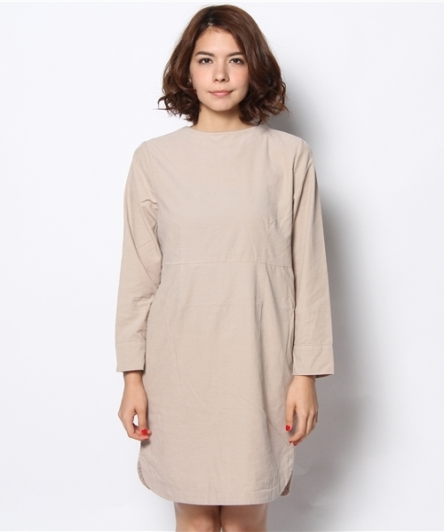 Kastane（カスタネ）の「【Kastane】コーデュロイワンピース（ワンピース・レディース・ネイビー/グリーン/マスタード・FREE）」の5枚目の写真